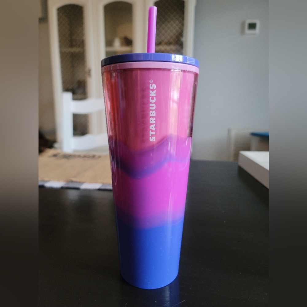 Starbucks Purple and Blue Tumbler